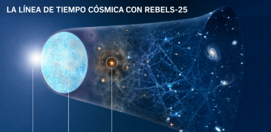 ALMA y el VLA descubren un gigantesco «depósito de combustible» en una de las primeras galaxias del universo