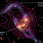Astrónomas revelan cómo el gas primordial alimentaba una galaxia del universo temprano